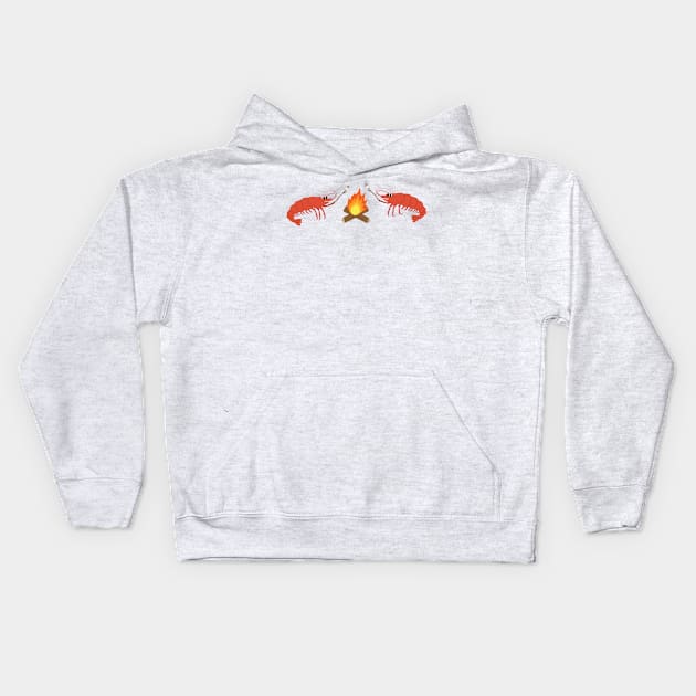 Shrimp Scampi Kids Hoodie by natees33